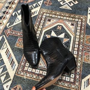 Perfect Black Booties by Schutz